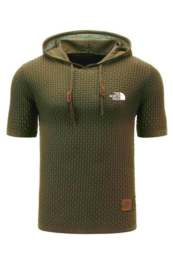 Pull tricoté à manches courtes - Homme