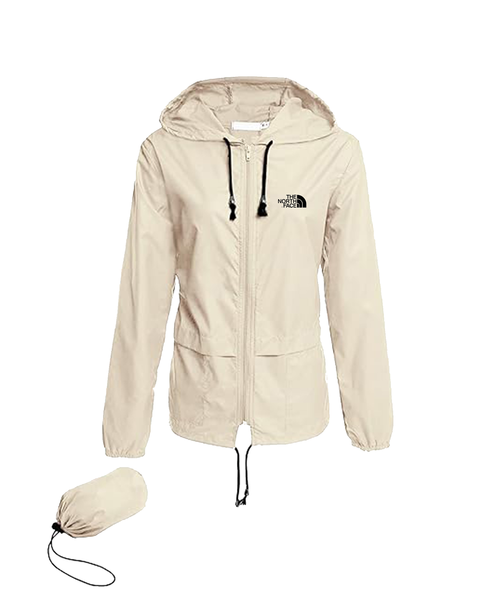 Femme -Vestes de pluie imperméables légères, coupe-vent à capuche extérieur pliable