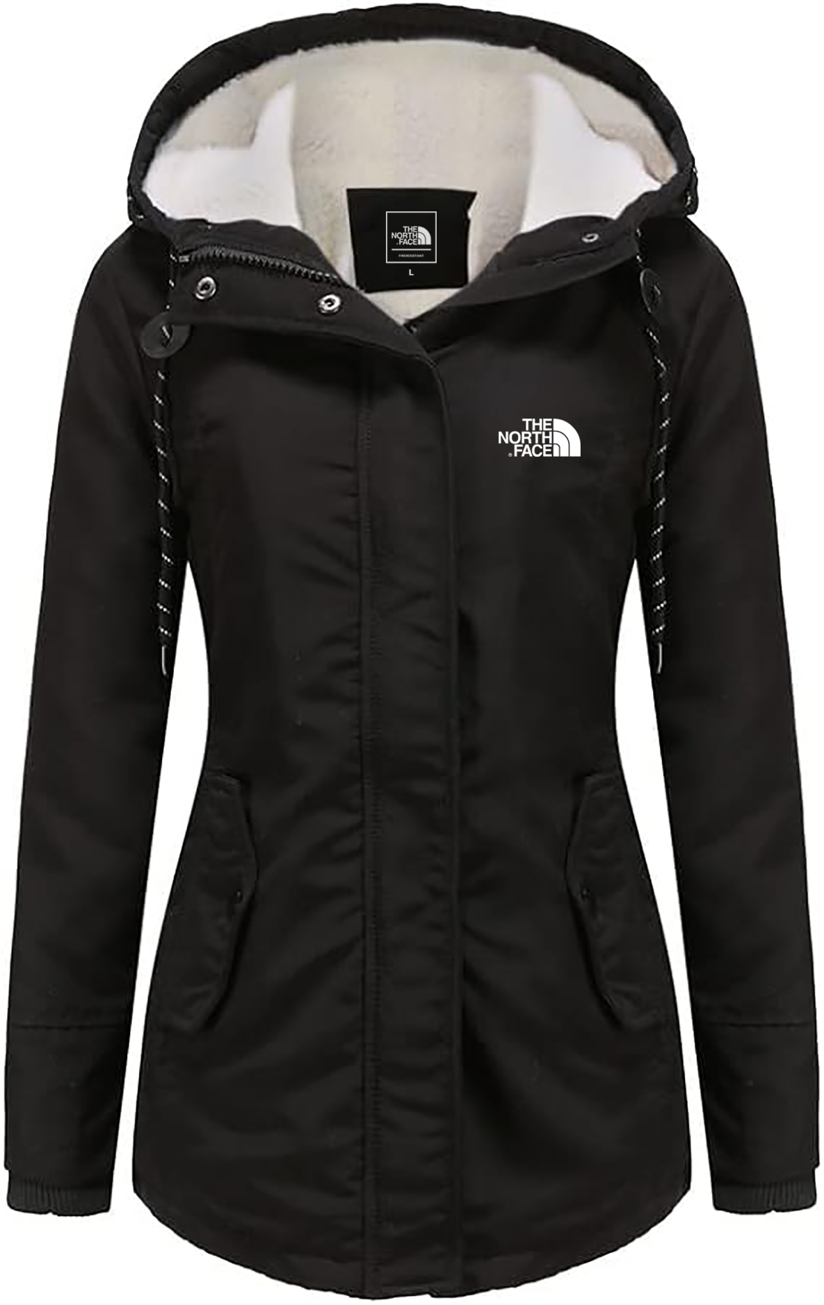 Donna - Parka foderato in pile impermeabile