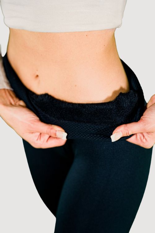 FEMME - Legging en laine polaire