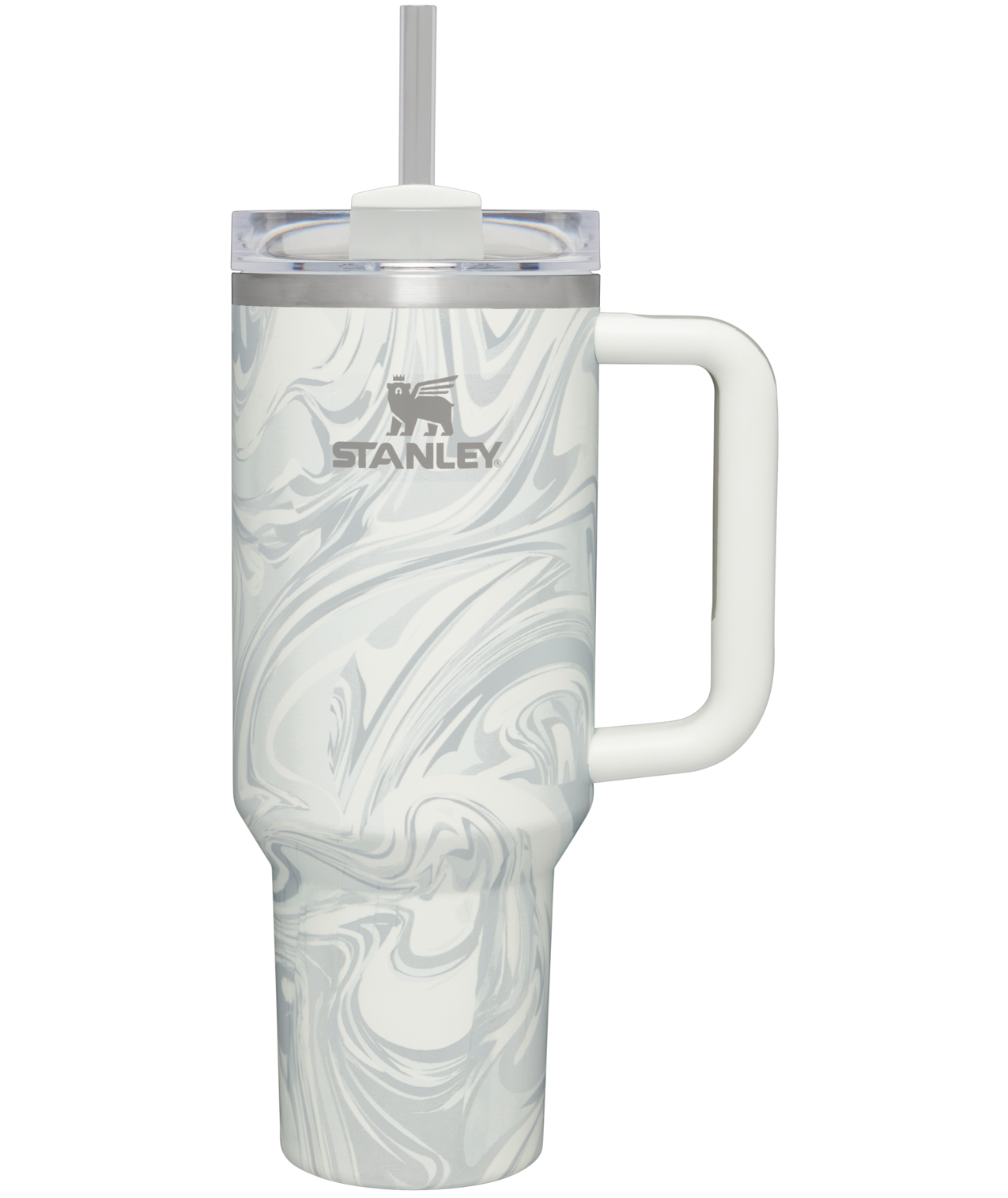 Stanley Mistletoe Twist 40oz Steel H2.0 FlowState Quencher Tumbler