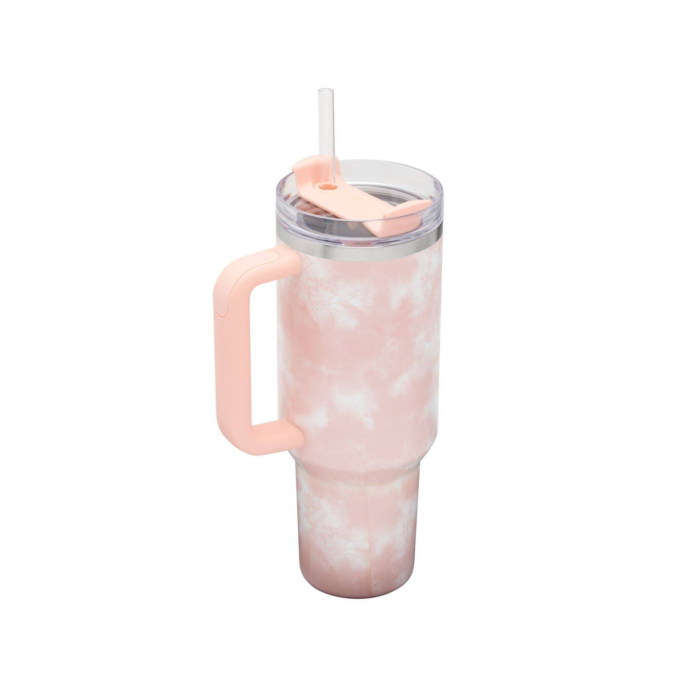 Stanley Mistletoe Twist 40oz Steel H2.0 FlowState Quencher Tumbler