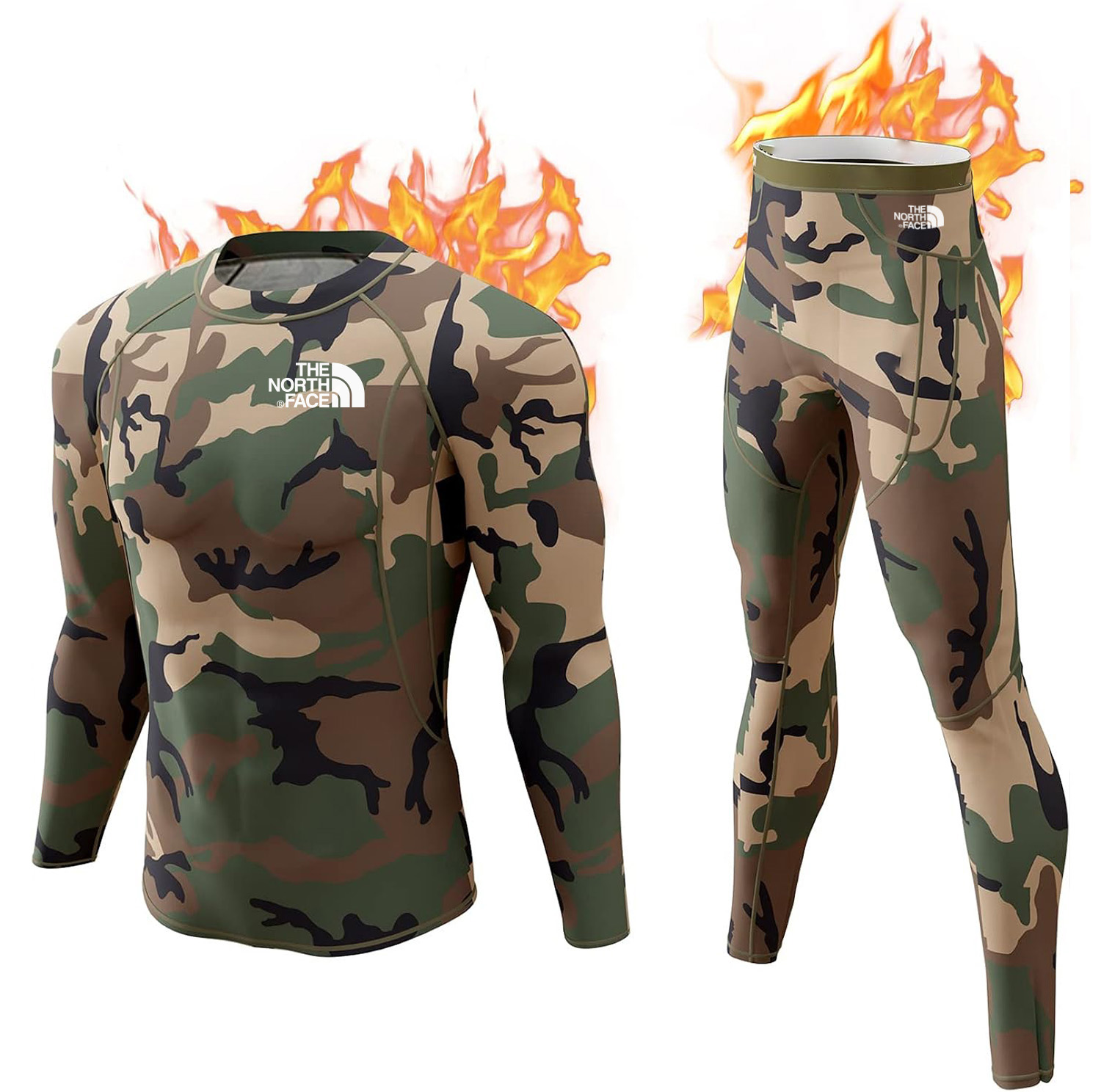 Thermal  Wool Underwear 2Pcs-Set - Men's