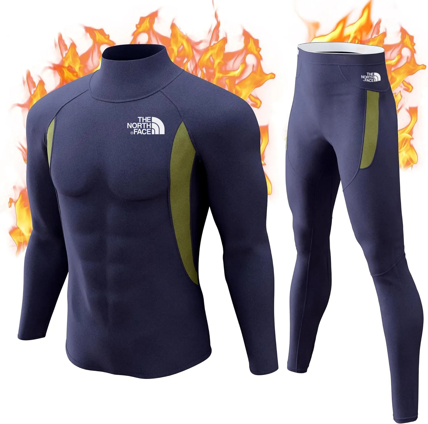 Thermal  Wool Underwear 2Pcs-Set - Men's