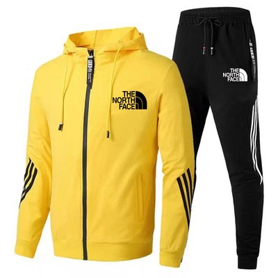 Fashion zip-up top hoodie + Trendy Sports Pants