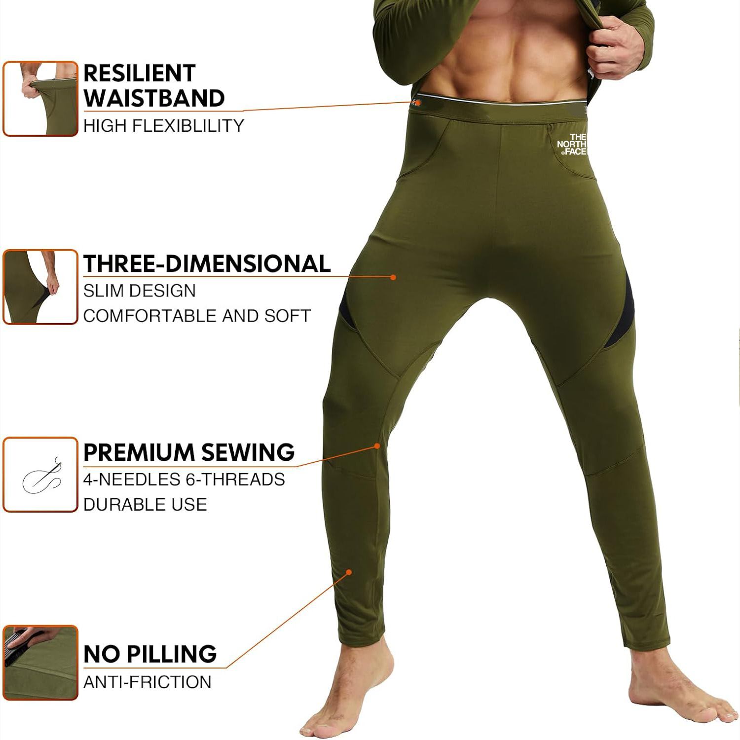 Thermal  Wool Underwear 2Pcs-Set - Men's