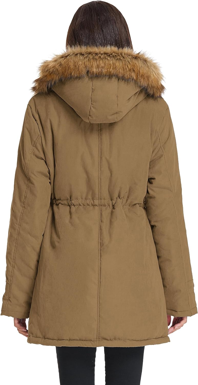 Winter Wool Parka Jacket  - Women's