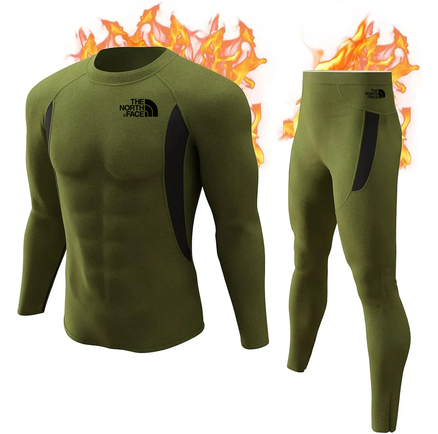 Thermal  Wool Underwear 2Pcs-Set - Men's
