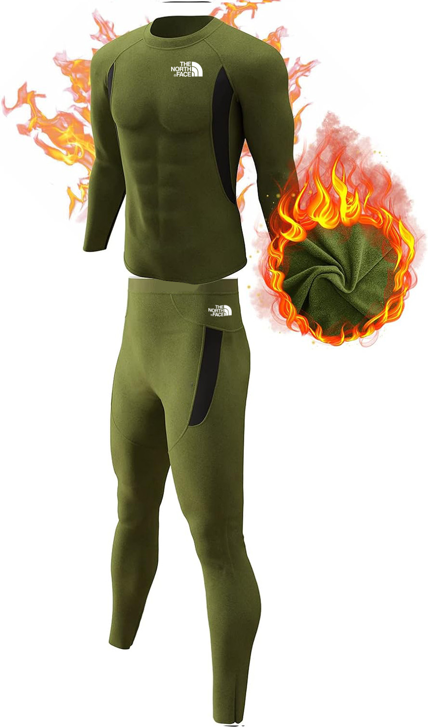 Thermal  Wool Underwear 2Pcs-Set - Men's