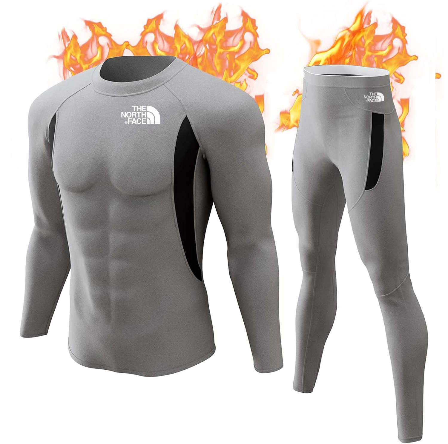 Thermal  Wool Underwear 2Pcs-Set - Men's