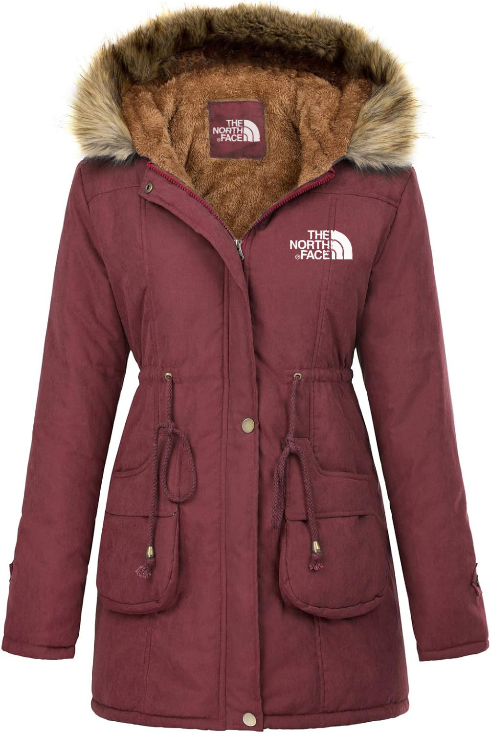 Winter Wool Parka Jacket  - Women's