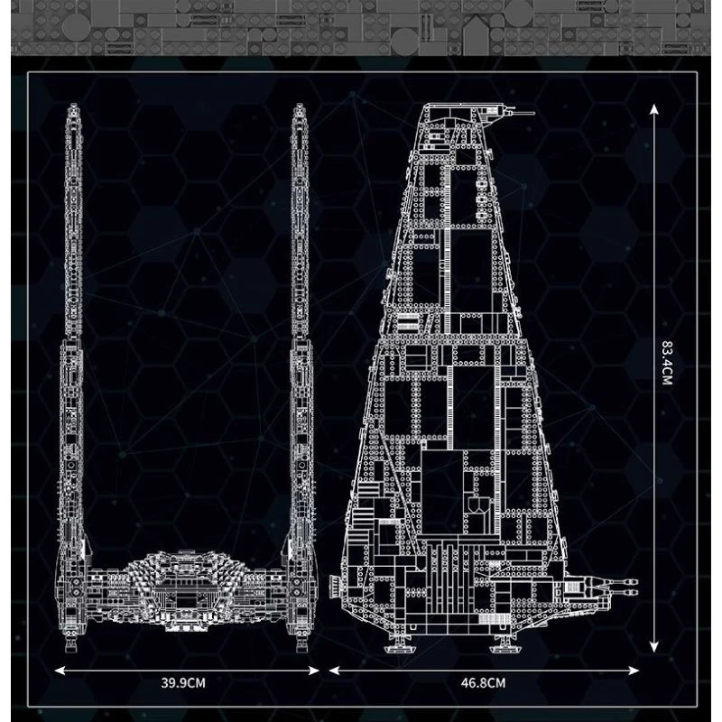 UCS Command Shuttle (Upsilon Shuttle) 5823 PCs - ENBRIC