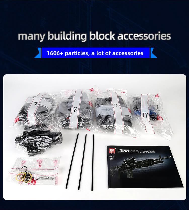 MK14 Battle Rifle building blocks 1756PCs - ENBRIC