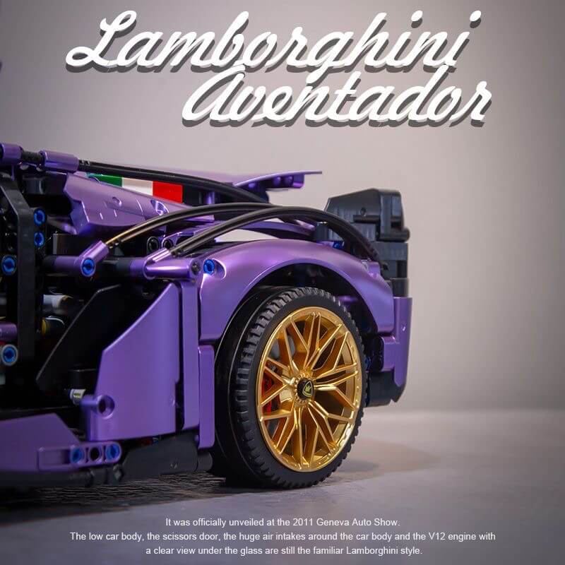 Lamborghini Aventador LP570-4 Roadster building block set - ENBRIC