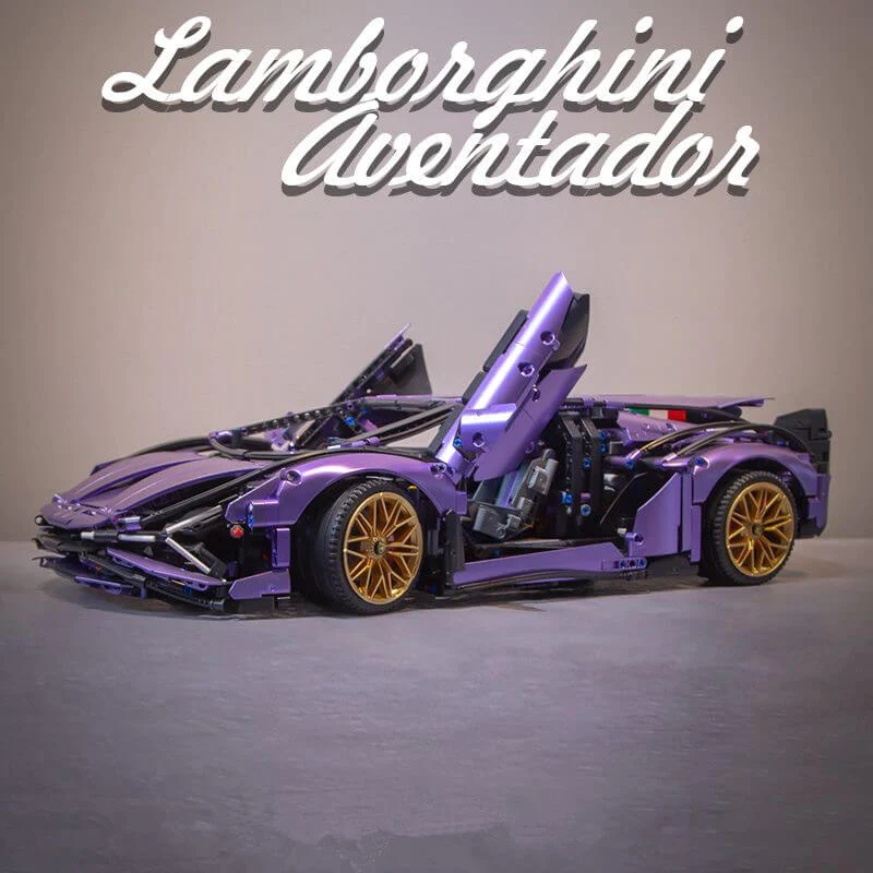 Lamborghini Aventador LP570-4 Roadster building block set - ENBRIC