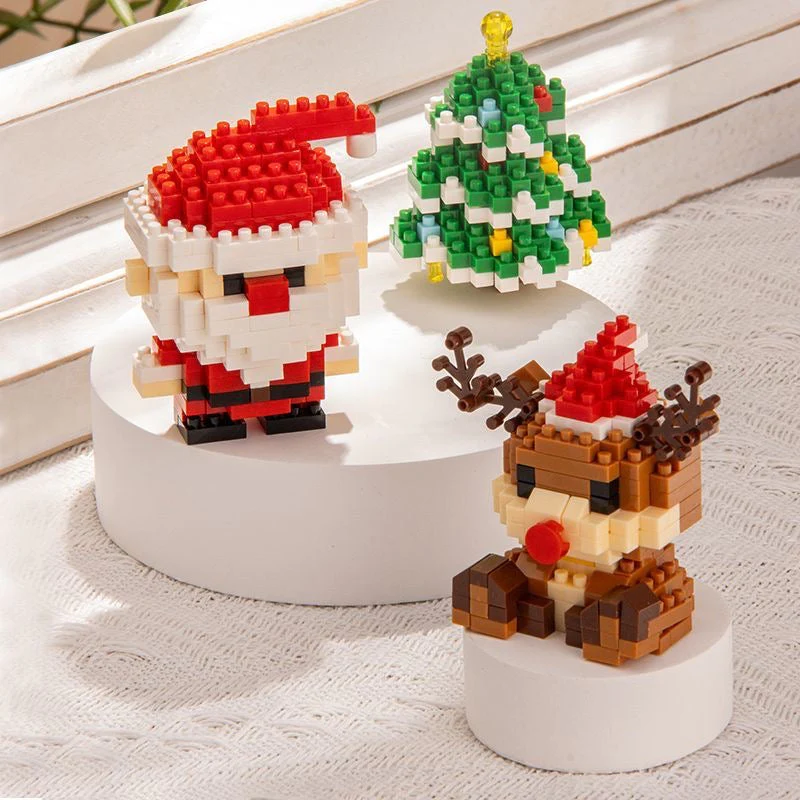 Winter Christmas Scene Building Block Collection - ENBRIC
