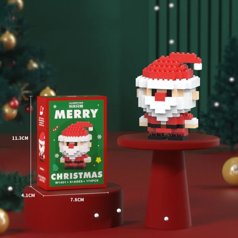 Winter Christmas Scene Building Block Collection - ENBRIC