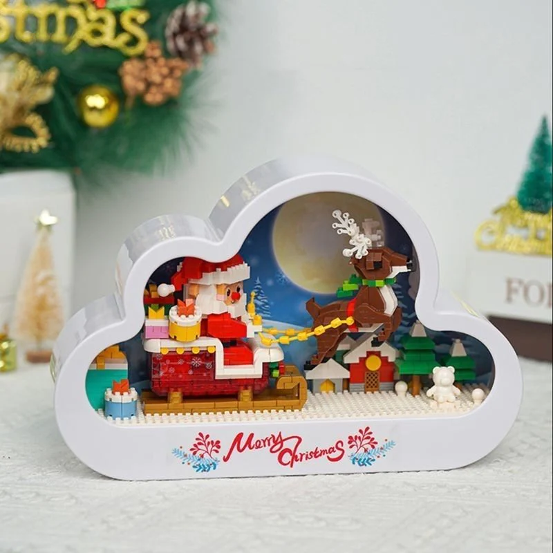 Winter Christmas Scene Building Block Collection - ENBRIC