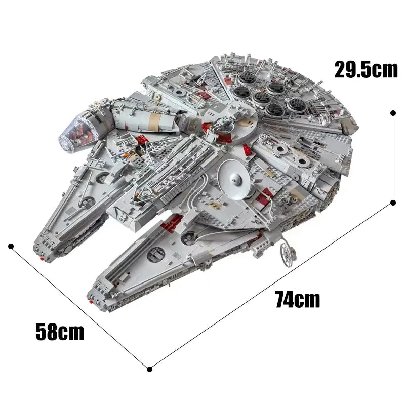 Millennium Falcon ROTJ (Mark II) building blocks 12970PCs - ENBRIC