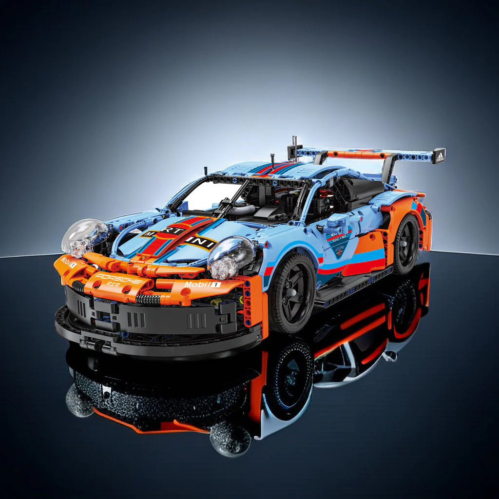 Porsche 911 GT3 RS GULF Oil Solo Building Block set - ENBRIC