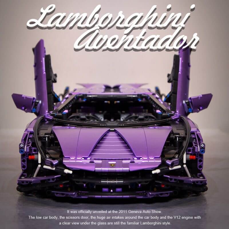 Lamborghini Aventador LP570-4 Roadster building block set - ENBRIC