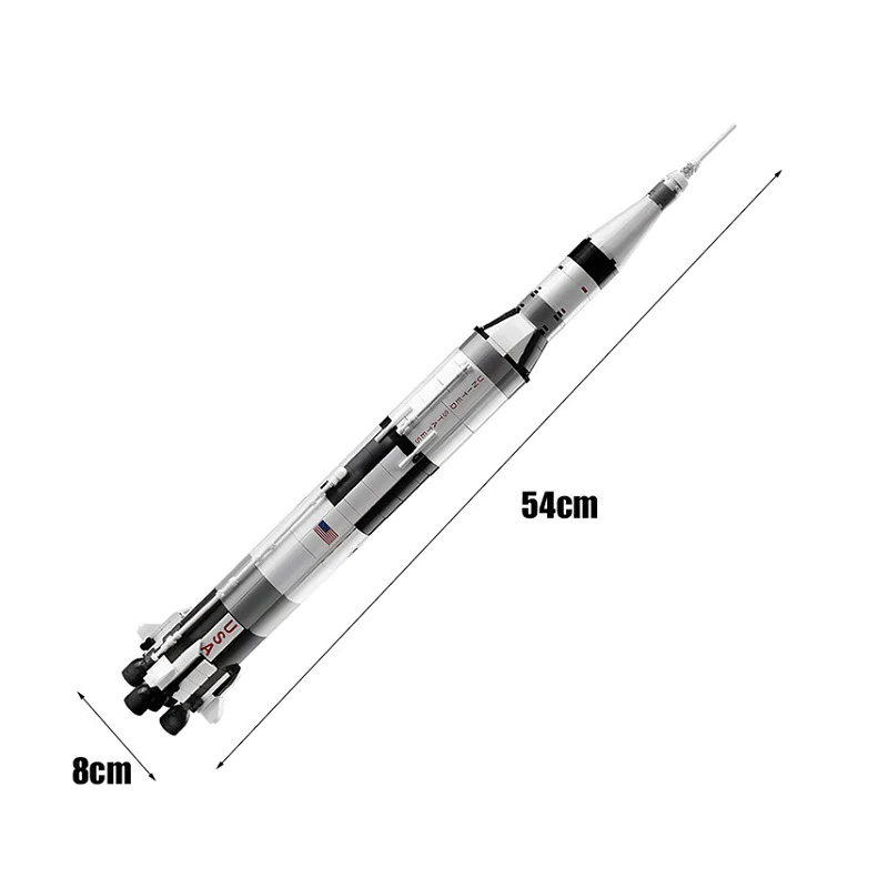 Apollo Saturn V Rocket Building Blocks - ENBRIC