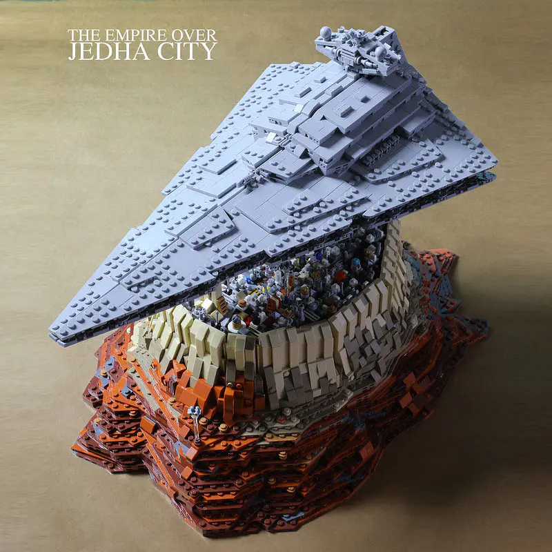 The Empire over Jedha City building blocks 5205PCs - ENBRIC