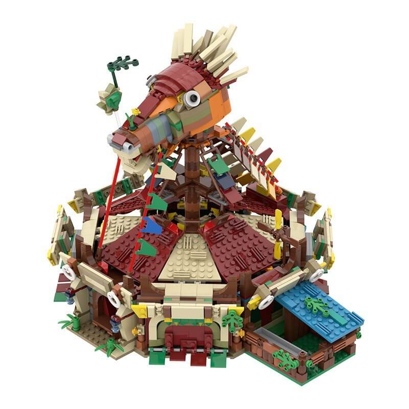 MOC horse head station-Legend of Zelda: Breath of the Wild building blocks 2127PCs - ENBRIC