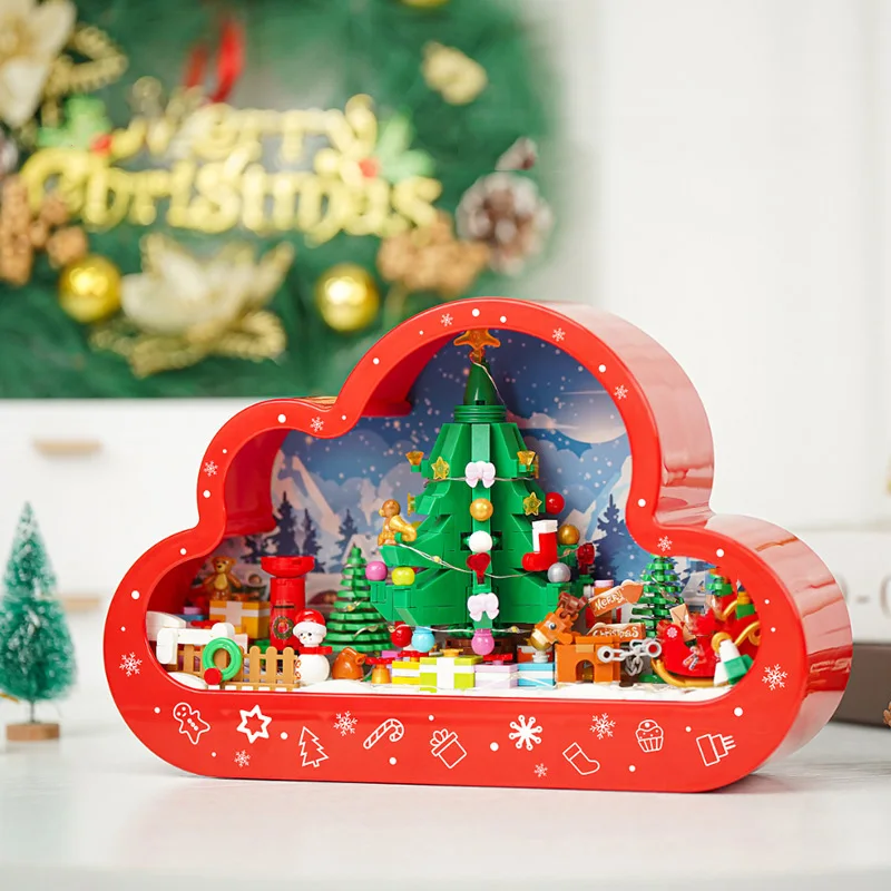 Winter Christmas Scene Building Block Collection - ENBRIC