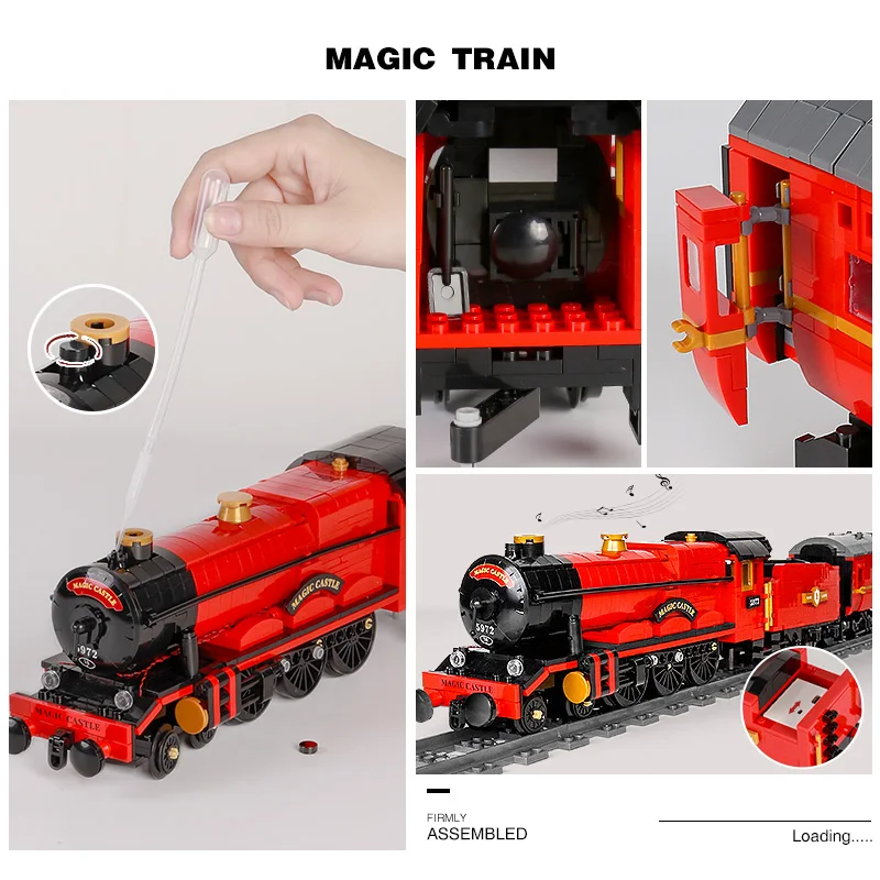 Magic World:Magic Train building blocks 2213PCs - ENBRIC