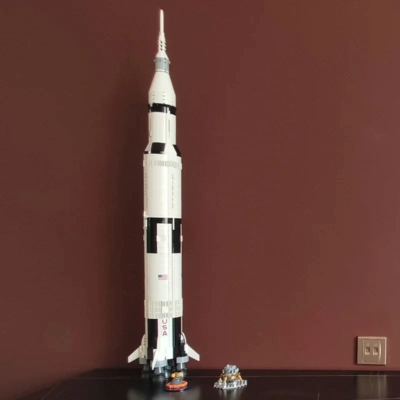 Apollo Saturn V Rocket Building Blocks - ENBRIC in Stock Now