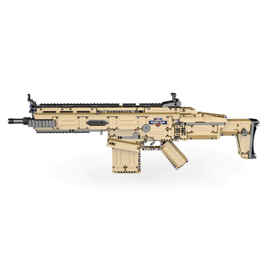 FN SCAR 17S Assault Rifle Building Block 1503PCs - ENBRIC