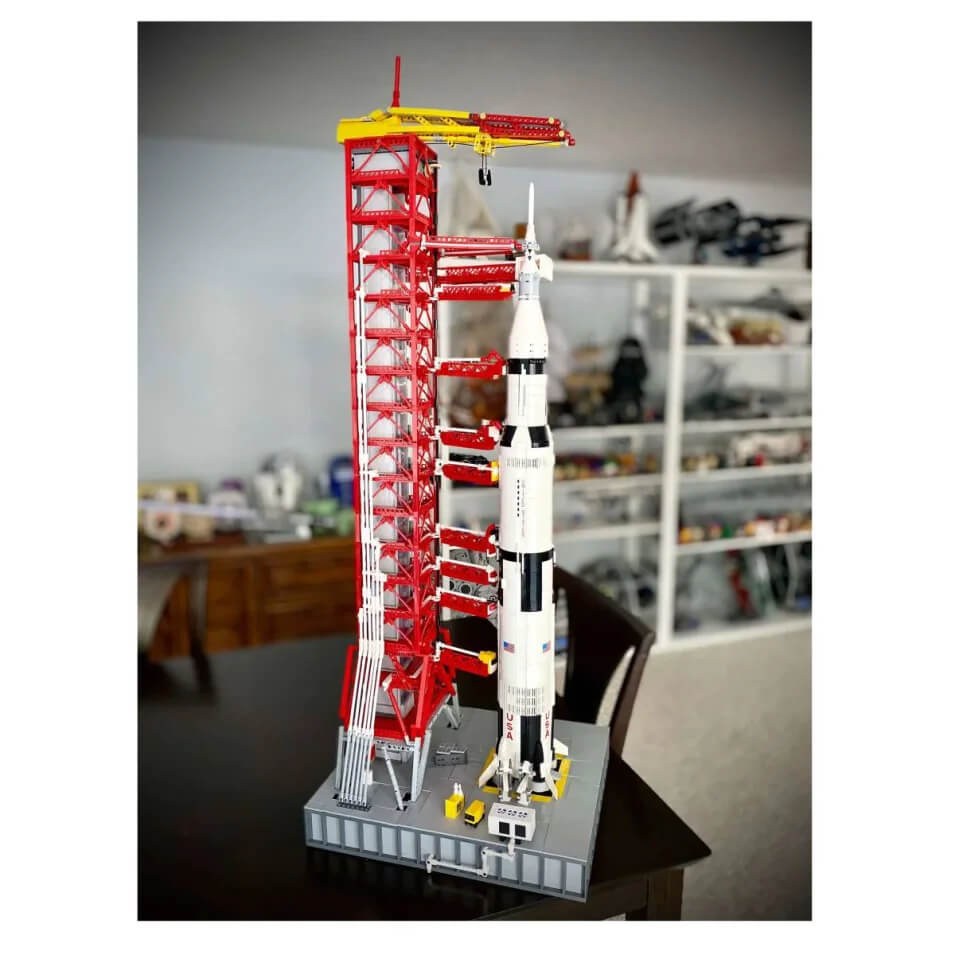 NASA Saturn-V Launch Umbilical Tower building blocks kit - ENBRIC