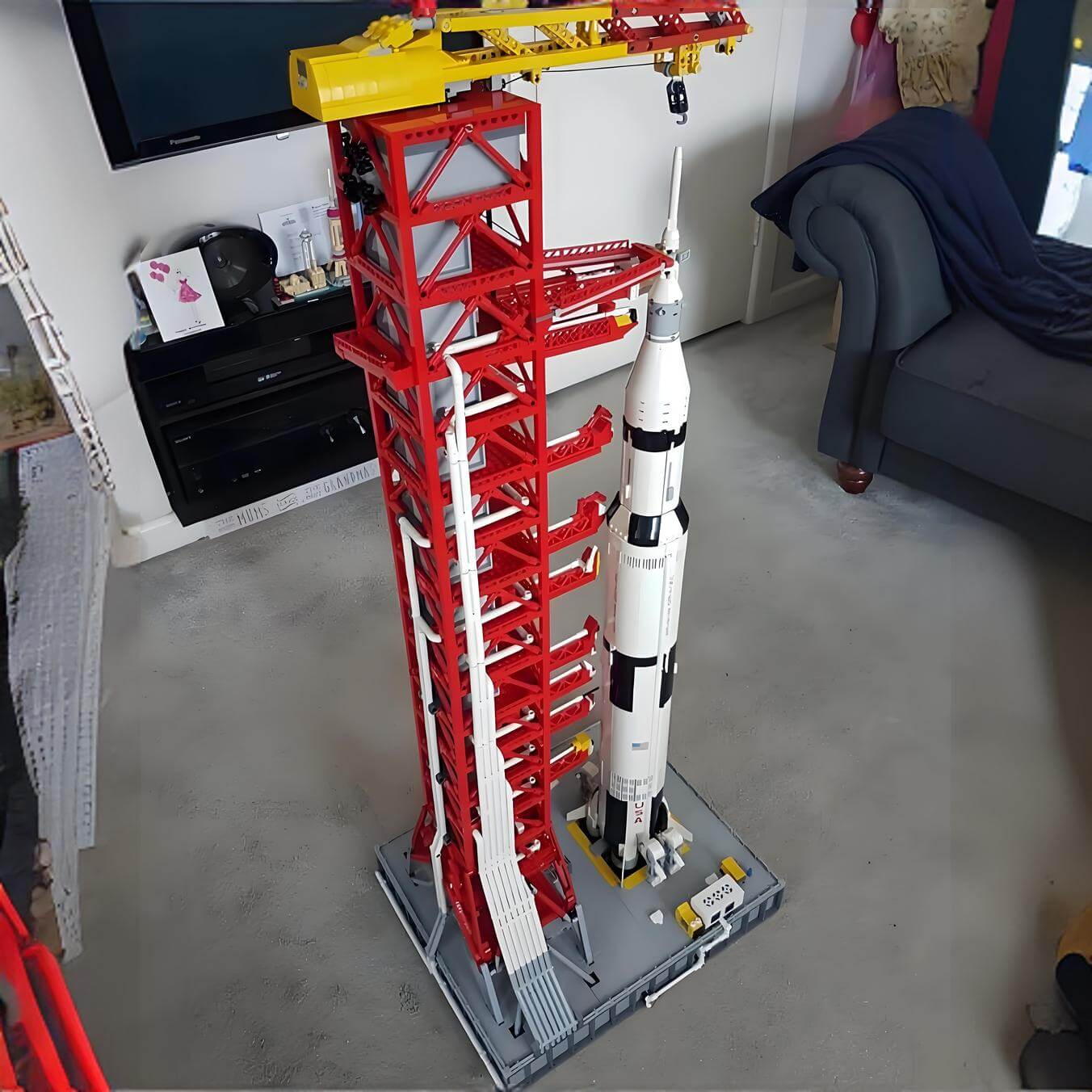 NASA Saturn-V Launch Umbilical Tower building blocks kit - ENBRIC