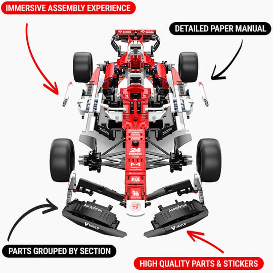 The Official 2022 Alfa Romeo F1 Car 2305pcs - ENBRIC