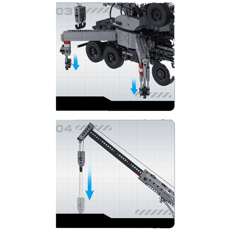 Armoured Military Crane 2685pcs - ENBRIC