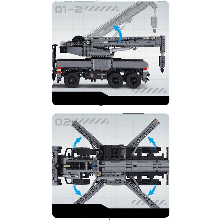 Armoured Military Crane 2685pcs - ENBRIC