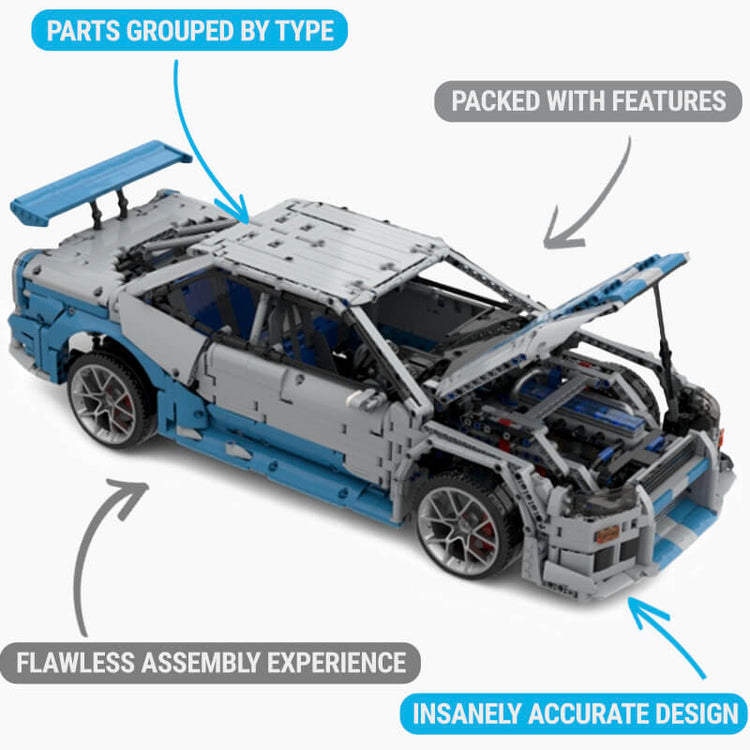 The Ultimate Godzilla R34 3383pcs - ENBRIC