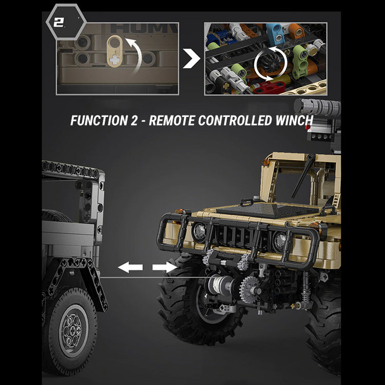 Remote Controlled Humvee 3934pcs - ENBRIC