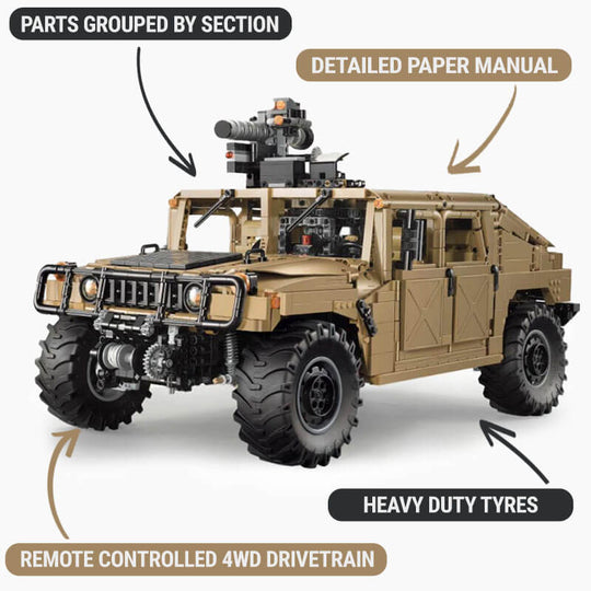 Remote Controlled Humvee 3934pcs - ENBRIC