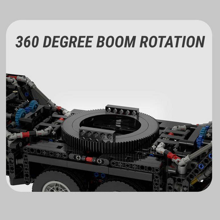 Red Edition Remote Controlled Crane 9176pcs - ENBRIC