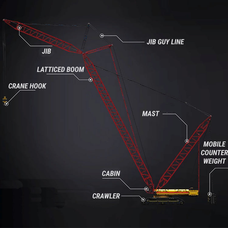 The 210cm Mega Dragline 4317pcs - ENBRIC