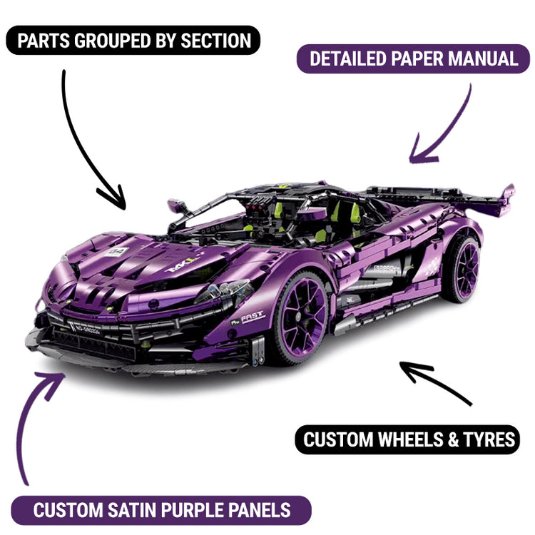 The Ultimate Satin Purple Widowmaker 3567pcs - ENBRIC