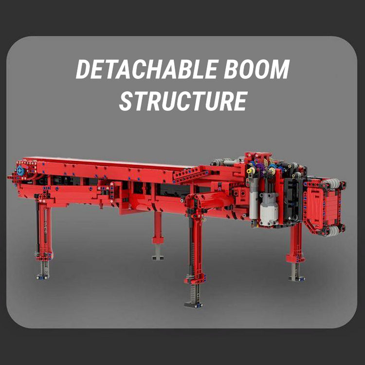 Red Edition Remote Controlled Crane 9176pcs - ENBRIC
