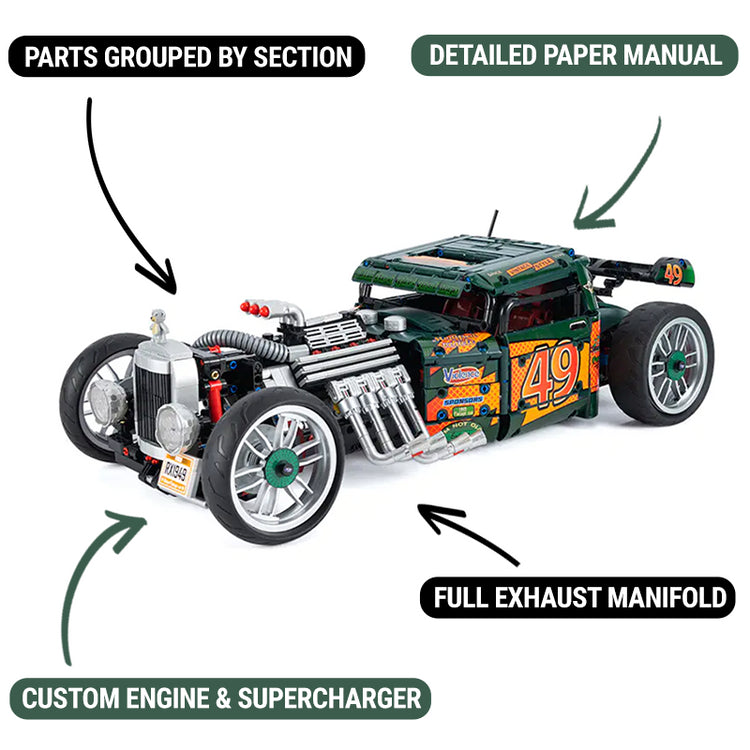 The Ultimate Hot Rod 2617pcs - ENBRIC