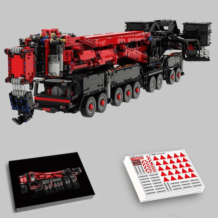 Red Edition Remote Controlled Crane 9176pcs - ENBRIC