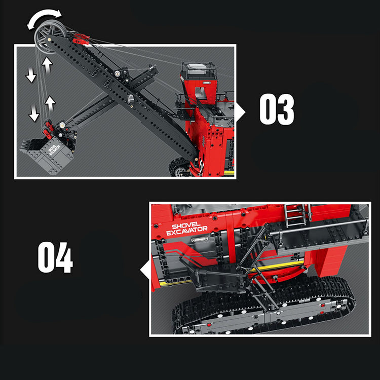 Remote Controlled Rope Shovel 2968pcs - ENBRIC