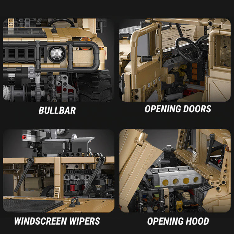 Remote Controlled Humvee 3934pcs - ENBRIC