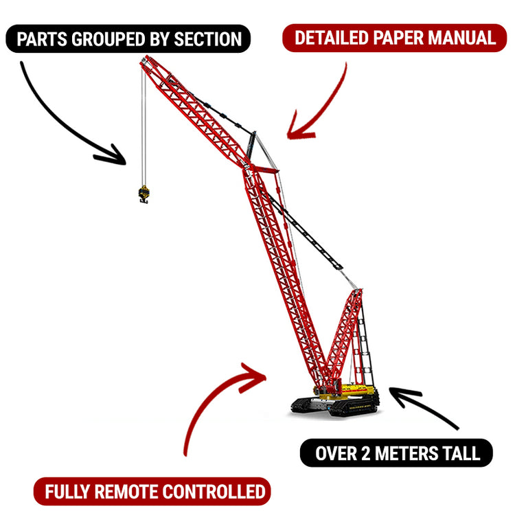 The 210cm Mega Dragline 4317pcs - ENBRIC
