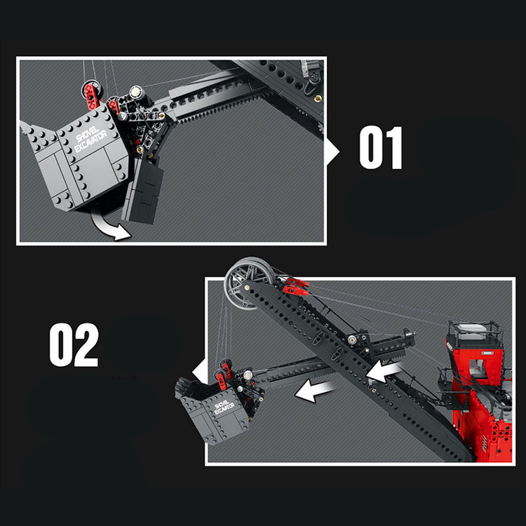 Remote Controlled Rope Shovel 2968pcs - ENBRIC